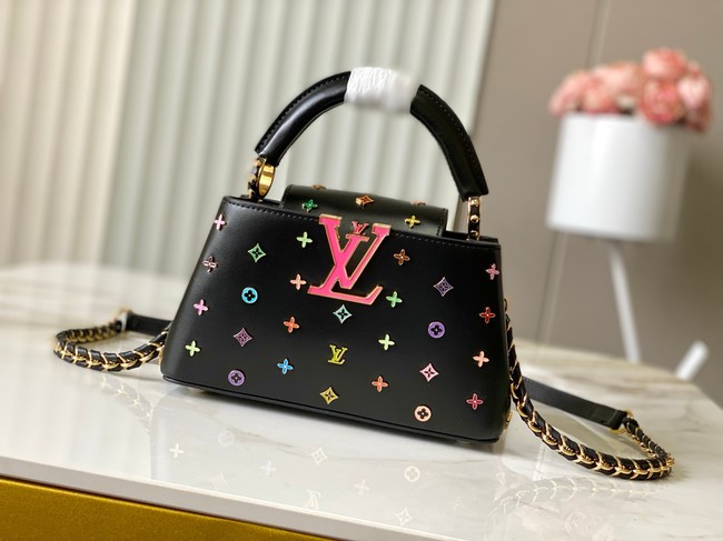 Louis Vuitton LV x TM Capucines East-West Mini M27636 black