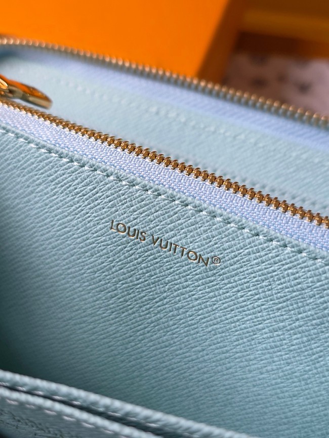 Louis Vuitton Zippy Wallet M27685 Bleu Courrier