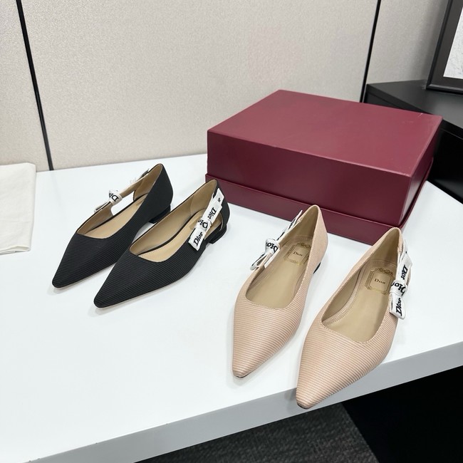 Dior JAdior Ballet Flat Technical Fabric KCF156NVA-1