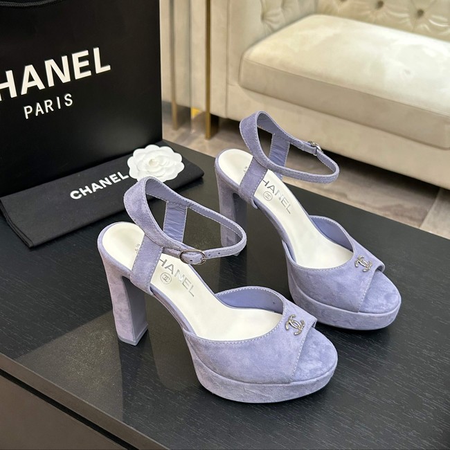 Chanel Sandals Laminated Lambskin 11CM 66966-2