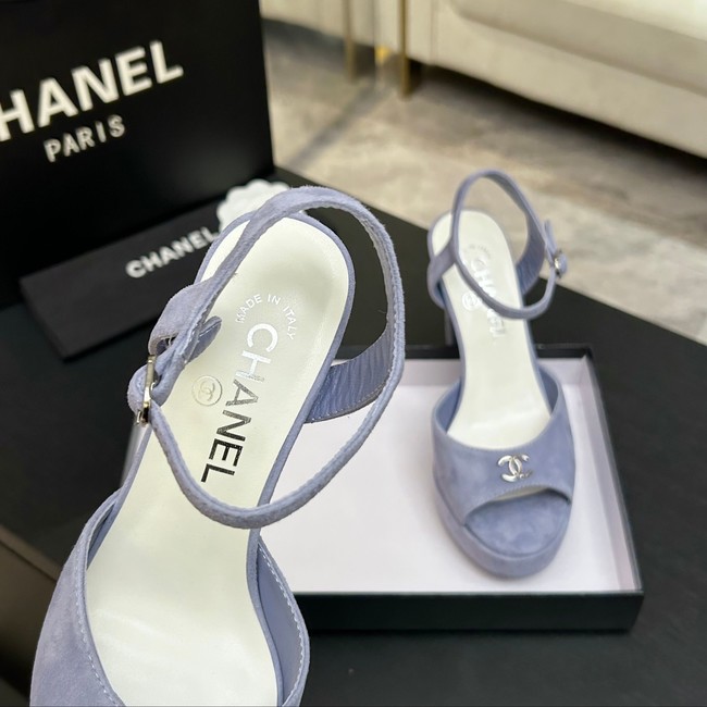 Chanel Sandals Laminated Lambskin 11CM 66966-2