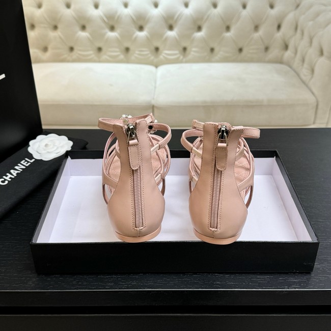 Chanel Sandals Laminated Lambskin 66964-5