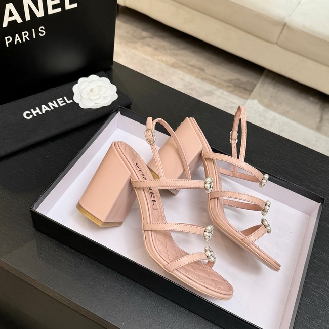Chanel Sandals Laminated Lambskin 95mm G46964-2