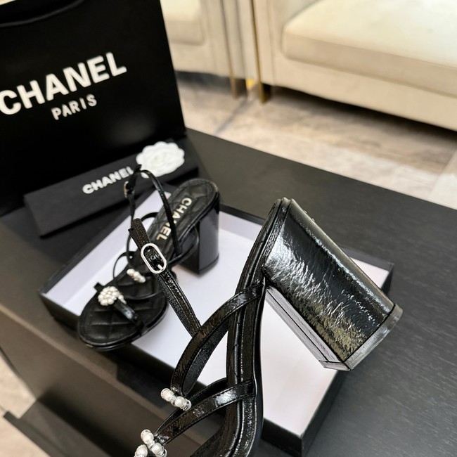 Chanel Sandals Laminated Lambskin 95mm G46964-3