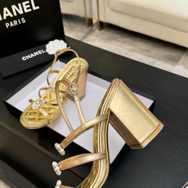 Chanel Sandals Laminated Lambskin 95mm G46964-5