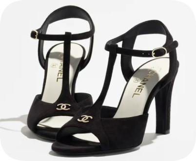 Chanel Sandals Suede Kidskin G47030-1 Chanel Sandals Suede Kidskin G47030-1