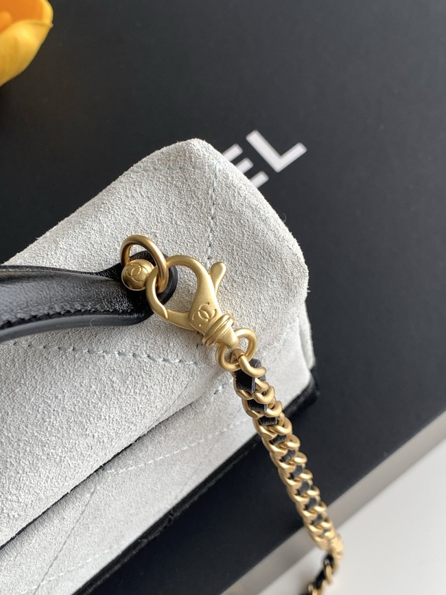 CHANEL Vanity with Chain AP5186 black&gray