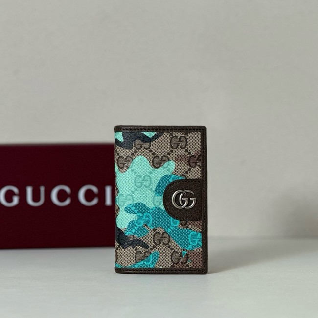 Gucci Ophidia long card case 834691 blue
