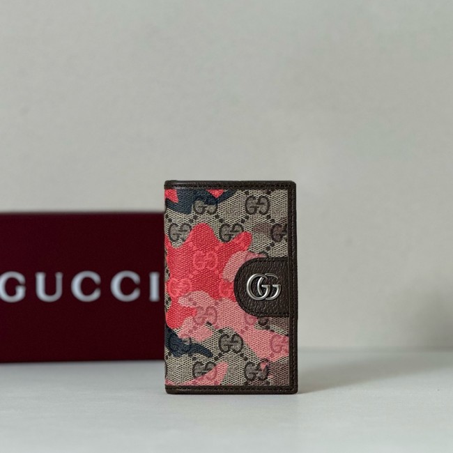 Gucci Ophidia long card case 834691 pink