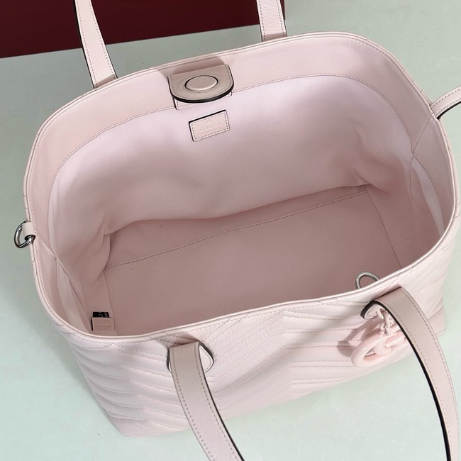 Gucci GG Marmont medium tote bag 855279 pink
