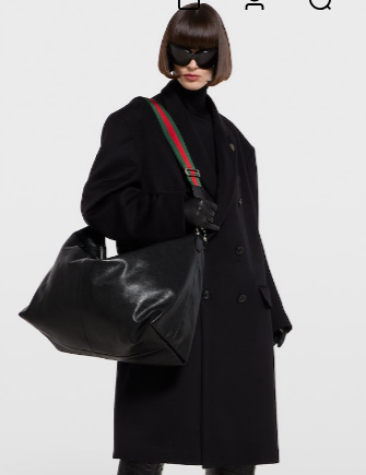 Gucci Brera large crossbody bag 864485 black leather