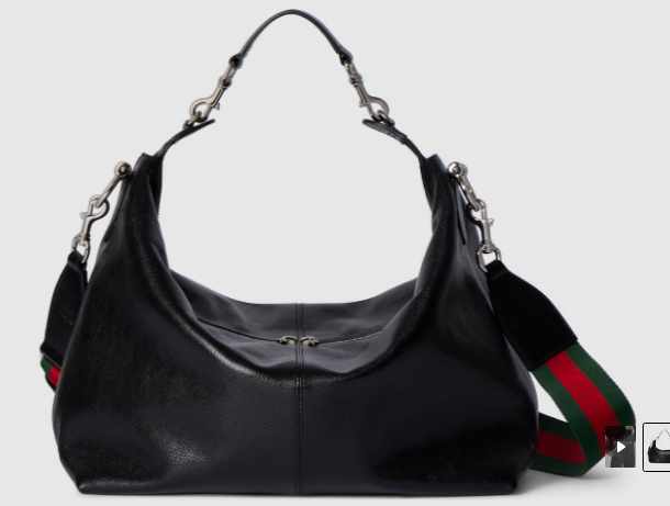 Gucci Brera medium crossbody bag 866938 black leather Gucci Brera medium crossbody bag 866938 black leather