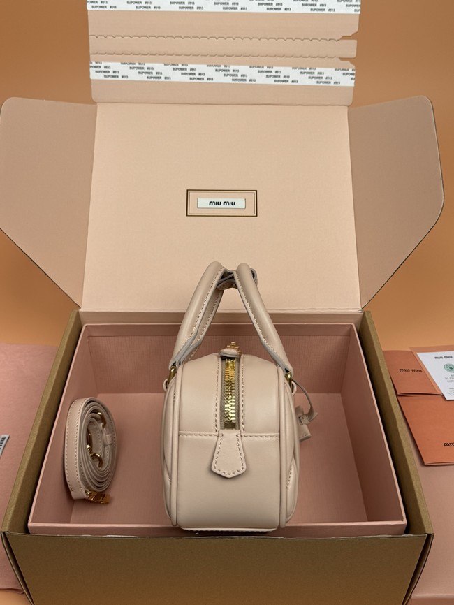 MIUMIU Arcadie quilted soft lamb leather handbag 5BB142-1