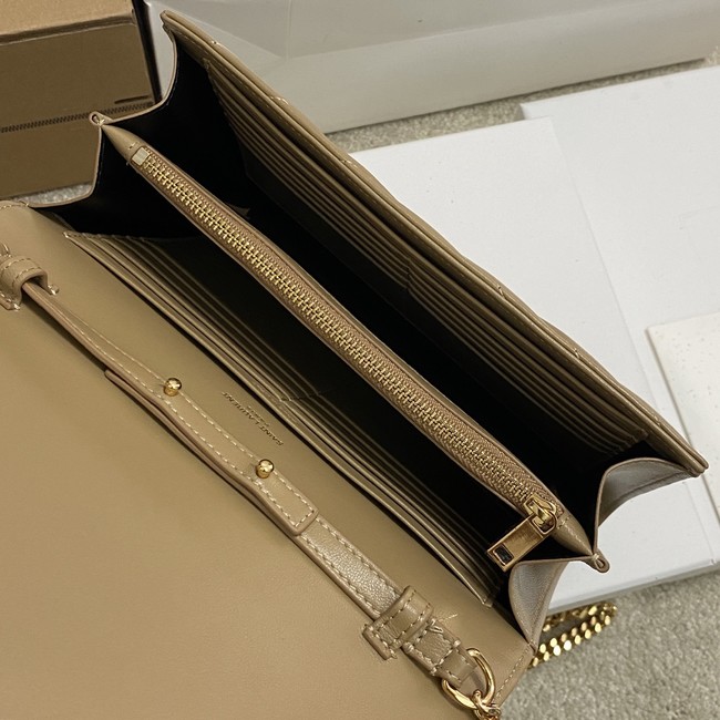 SAINT LAURENT WOC Classic Monogramme Flap Bag 360452 Apricot