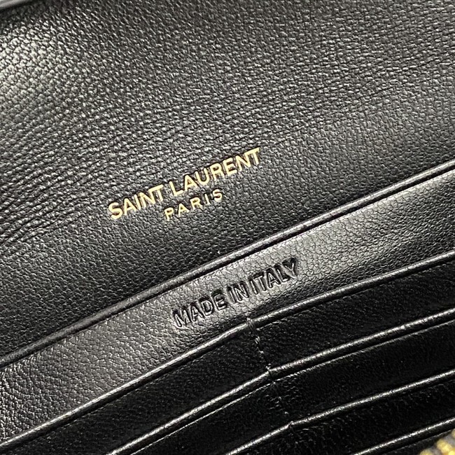 SAINT LAURENT WOC Classic Monogramme Flap Bag 360452 black