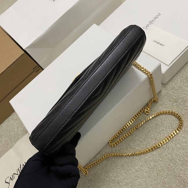 SAINT LAURENT WOC Classic Monogramme Flap Bag 360452 black