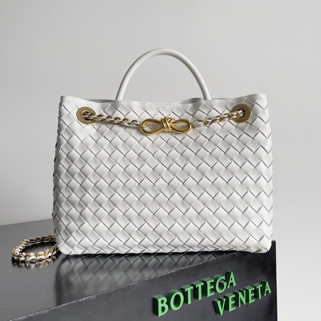 Bottega Veneta Medium Andiamo 766016V white