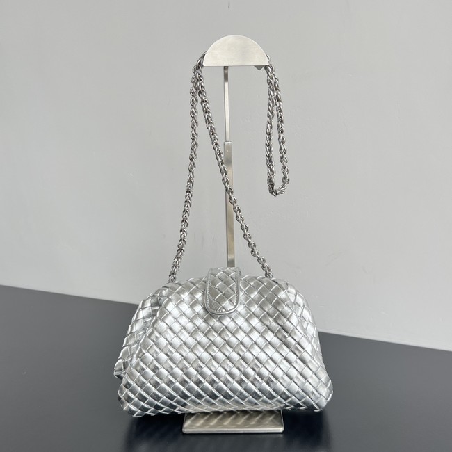 Bottega Veneta Small Lauren 1980 804038 Silver