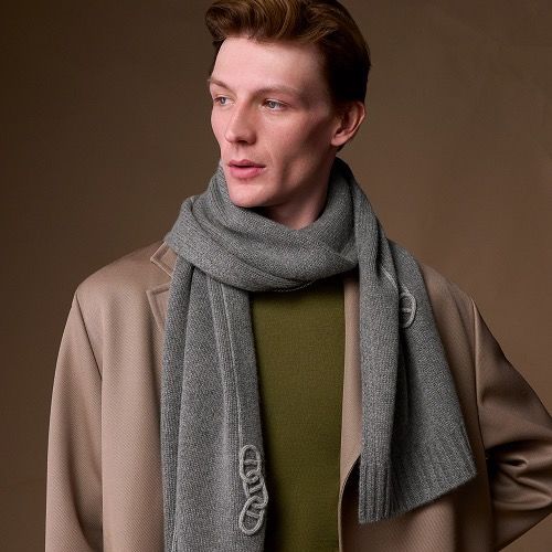 Hermes cashmere Scarf H36118-1
