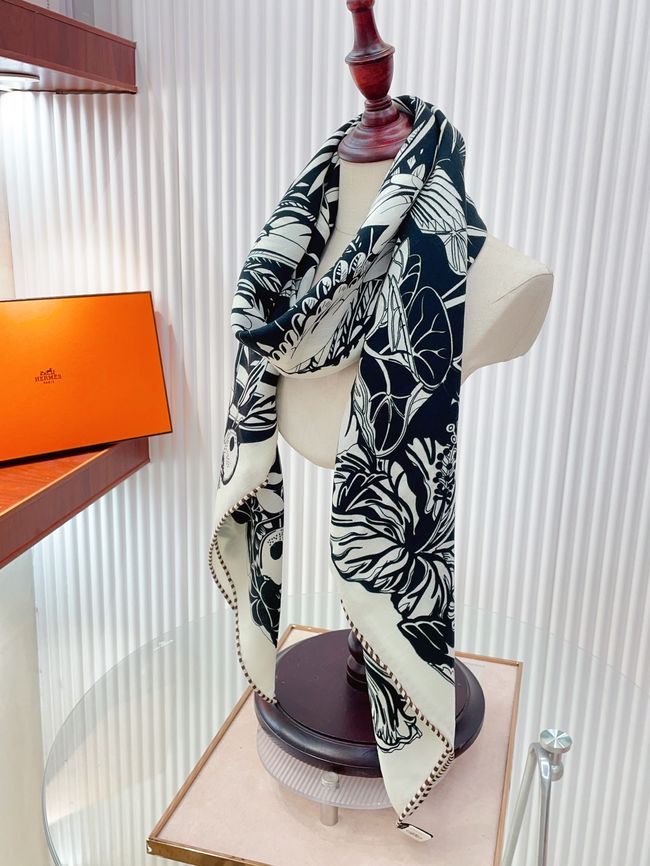 Hermes cashmere Shawl H36117-1