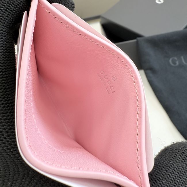 Gucci Card case with Horsebit A006YR pink Gucci Card case with Horsebit A006YR pink