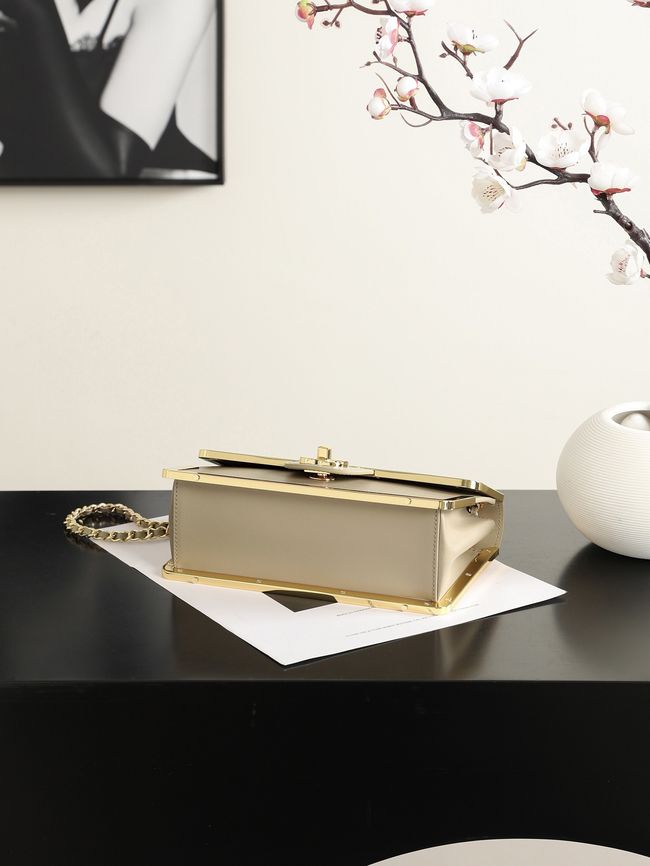 Chanel Mini Flap Bag AS6533 Dark Beige