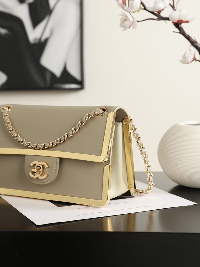 Chanel Mini Flap Bag AS6533 Dark Beige