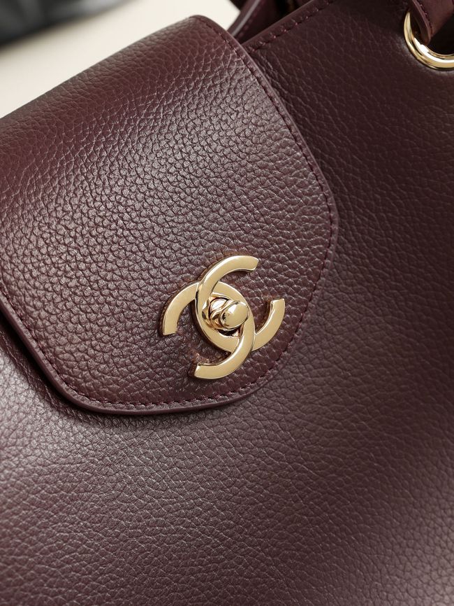 Chanel Shopping Bag AS6242 Burgundy