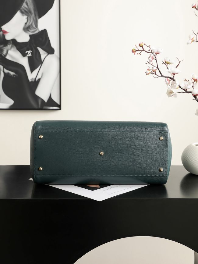Chanel Shopping Bag AS6242 dark green