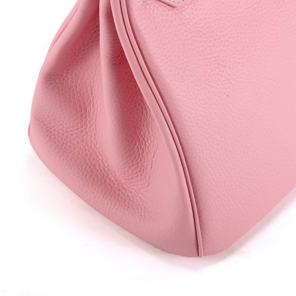 Hermes Birkin 35CM Togo Leather Handbag 6089 Pink Golden