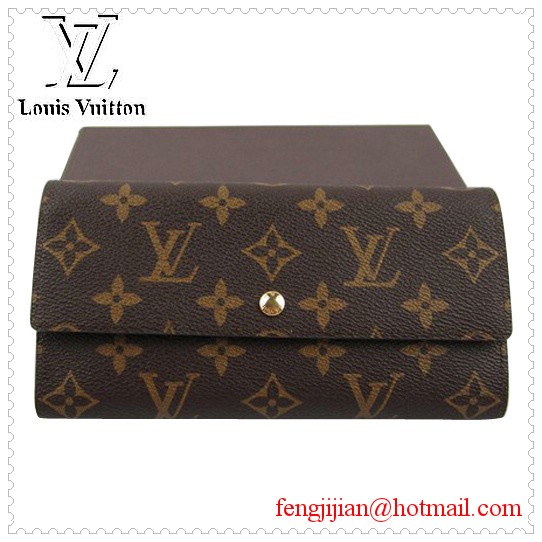 Louis Vuitton Monogram Canvas Porte International M58127
