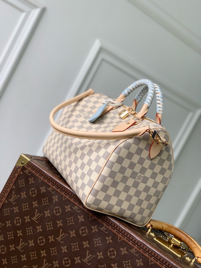 Louis Vuitton NEW Speedy 30 Soft N40908 Bleu Olympe
