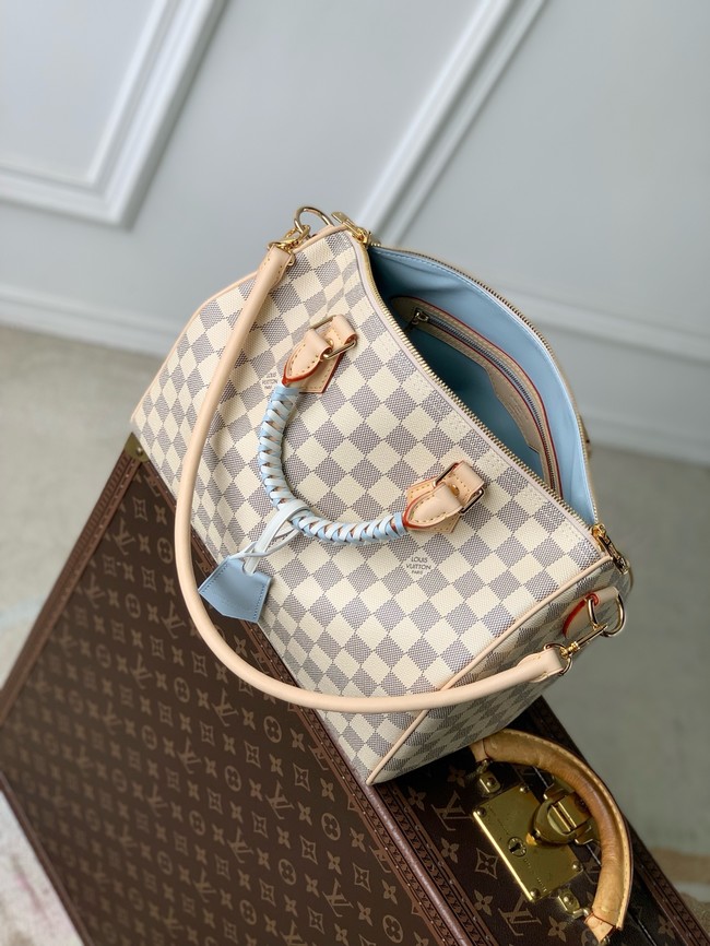 Louis Vuitton NEW Speedy 30 Soft N40908 Bleu Olympe