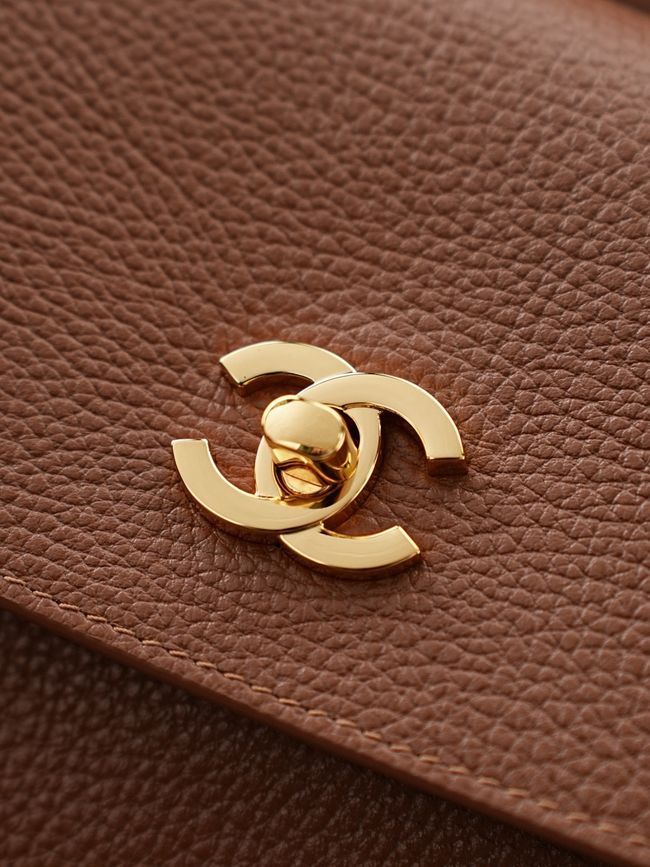 Chanel 26S Grained Calfskin Shopping Bag AS6289 camel