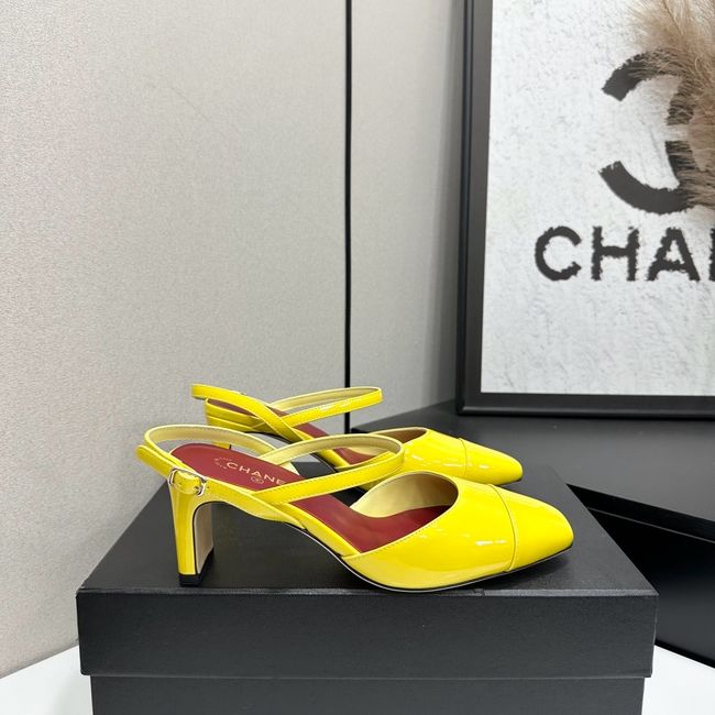 Chanel Slingbacks Lambskin 65071-1 Chanel Slingbacks Lambskin 65071-1