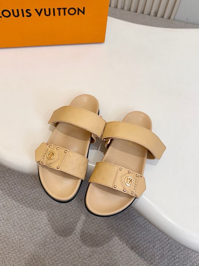 Louis Vuitton Bom Dia Flat Comfort Mule 1ABVNC-2 Louis Vuitton Bom Dia Flat Comfort Mule 1ABVNC-2
