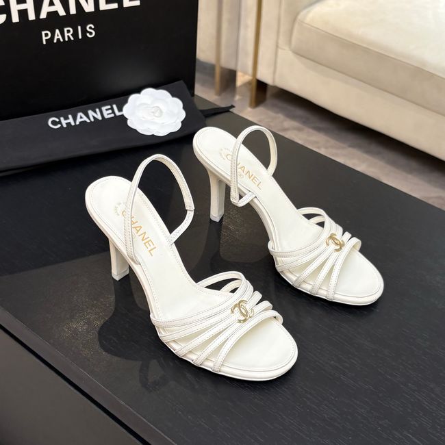 Chanel Slingbacks Lambskin heels 9CM 64125-1 Chanel Slingbacks Lambskin heels 9CM 64125-1