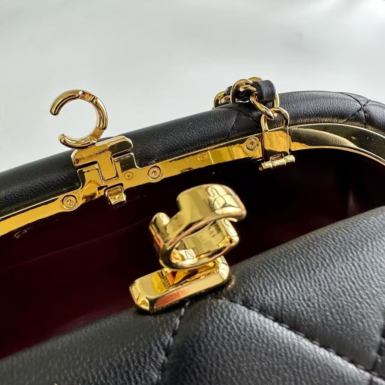 Chanel 26S Spring Summer 2026 Clutch With Chain Lambskin AP5251 Gold-Tone Metal Black