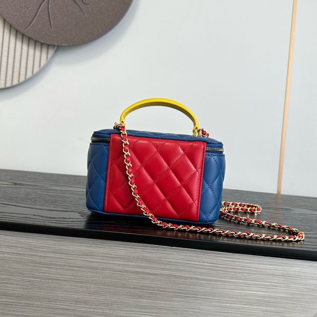 Chanel Long Vanity with Chain AP2199 Blue& Yellow & Red