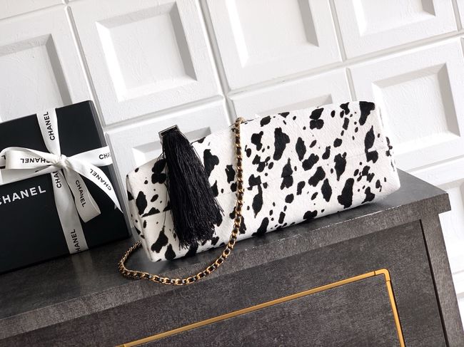 Chanel Small Shopping Bag AS6392 White & Black