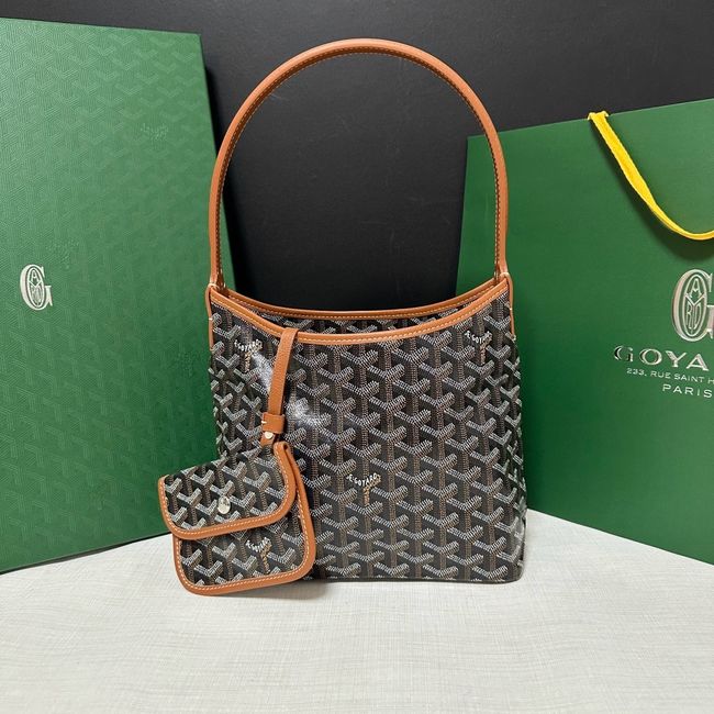 Goyard Hobo Boheme Mini Bag CL51P black&brown
