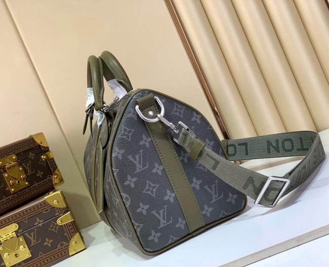 Louis Vuitton Keepall Bandouliere 35 M28639 Khaki Green Louis Vuitton Keepall Bandouliere 35 M28639 Khaki Green