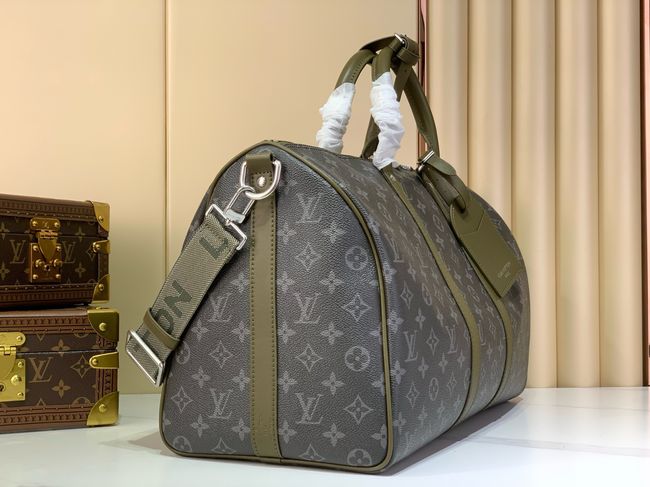 Louis Vuitton Keepall Bandouliere 45 M28837 Khaki Green