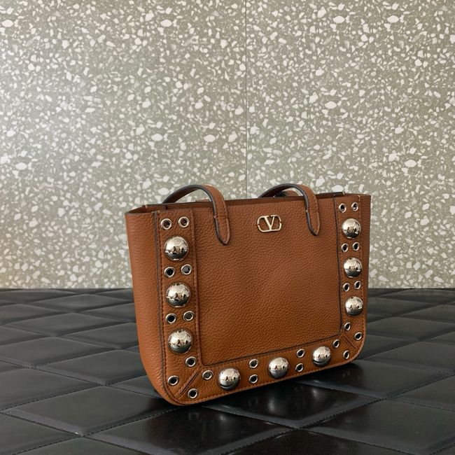 VALENTINO NELLCOTE small Calfskin Handbag WB0R78 camel