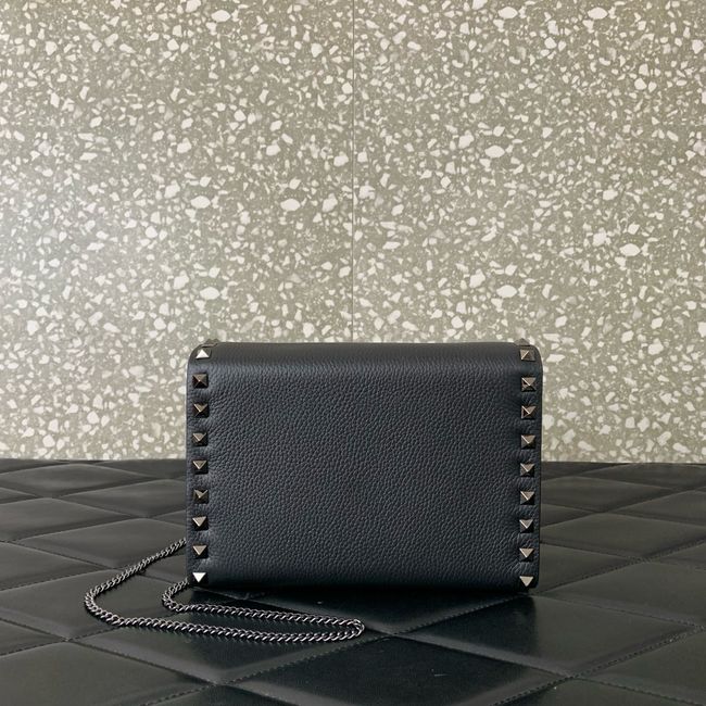 VALENTINO ROCKSTUD Small Calfskin Handbag VA088 black VALENTINO ROCKSTUD Small Calfskin Handbag VA088 black
