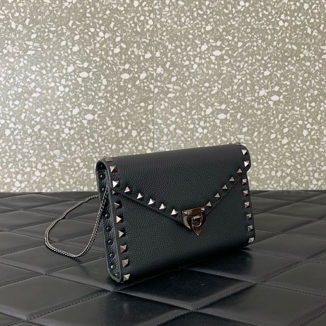 VALENTINO ROCKSTUD Small Calfskin Handbag VA088 black VALENTINO ROCKSTUD Small Calfskin Handbag VA088 black