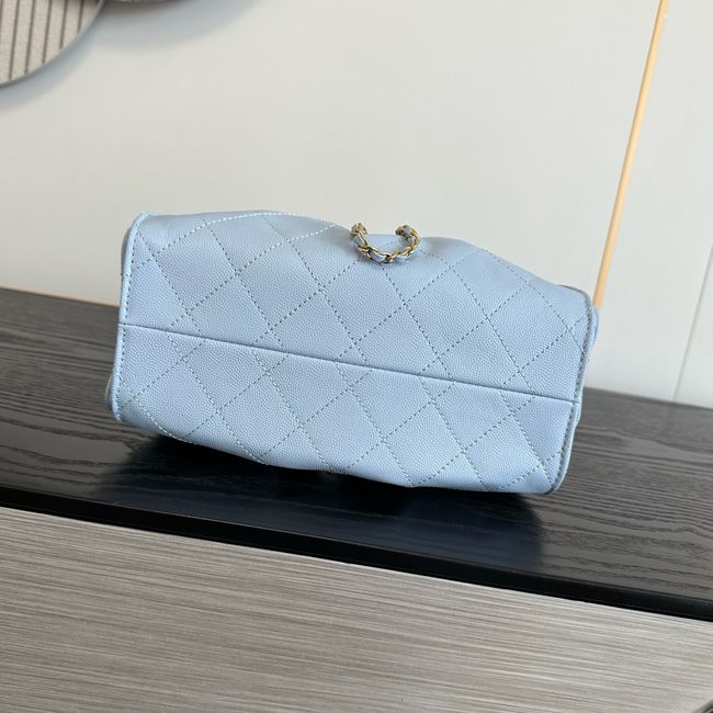 CHANEL 25 Mini Handbag AS5631 sky blue CHANEL 25 Mini Handbag AS5631 sky blue