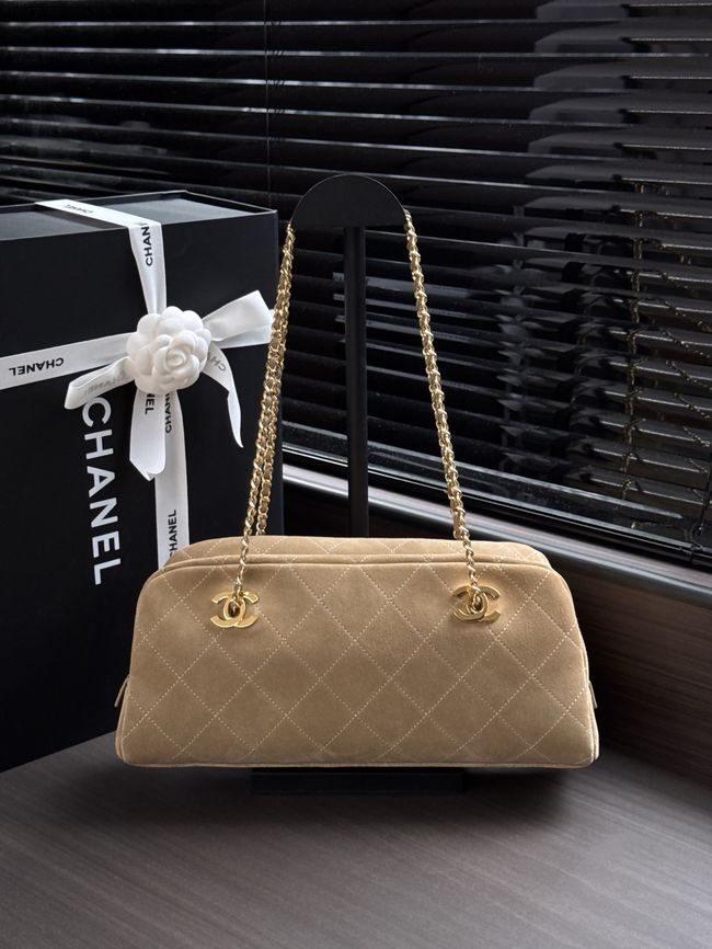 CHANEL Medium Flapbag AS6406 Dark Beige