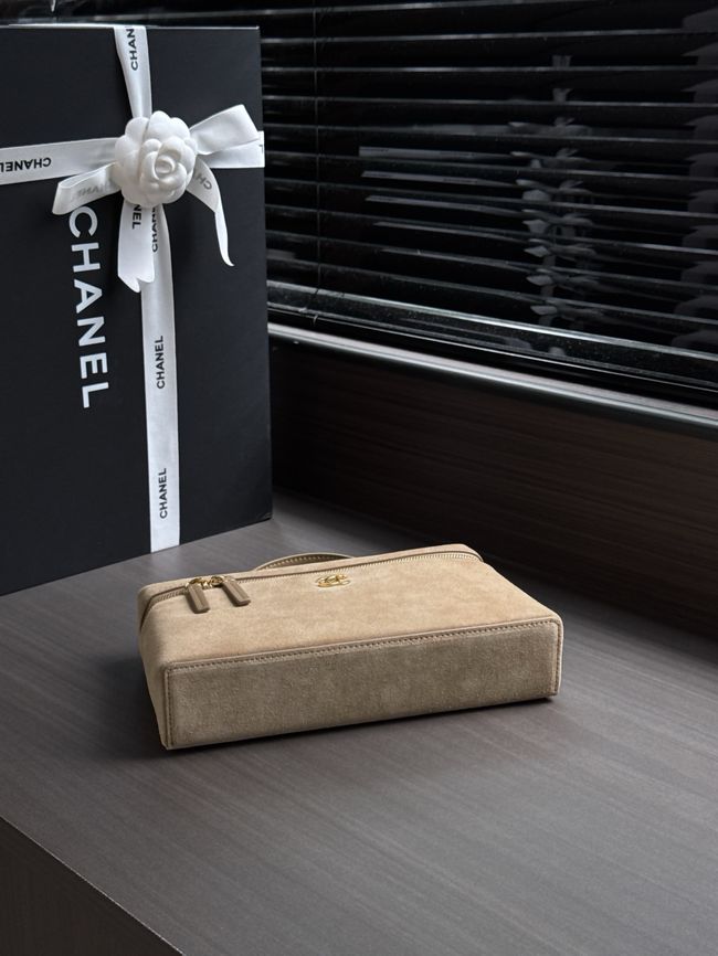 Chanel Large Vanity with chain AP5347 dark Beige Chanel Large Vanity with chain AP5347 dark Beige
