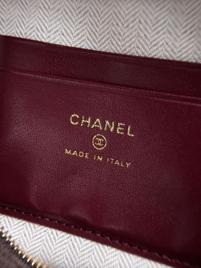 Chanel Large Vanity with chain AP5347 dark brown